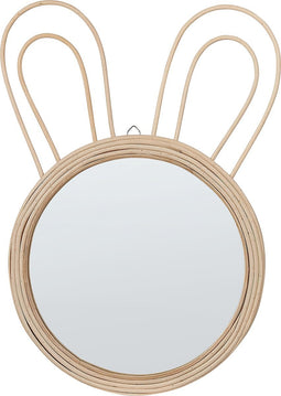 GOLONG - Wandspiegel - Natuurlijk - Rotan