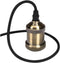 Vellight Retro hanglamp - Verstelbaar 104 cm E27 - Bronskleurig (1 stuk)