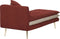 GONESSE - Chaise longue - Rood - Polyester