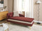 GONESSE - Chaise longue - Rood - Polyester