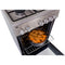 Etna FGV350RVS - Fornuis 50 cm - 4 kookzones 4 ovenstanden - Roestvrijstaal