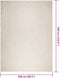 vidaXL - Vloerkleed - ZIZUR - room - binnen - en - buiten - 240x340 - cm - jute - look
