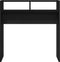 vidaXL - Zwarte - Eiken - Console - Tafel - - - 78x30x80 - cm - - - Gemaakt - van - Samengesteld - Hout