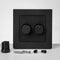 DUO Dimmer Afdekplaat | Matzwart | ION INDUSTRIES