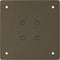 vidaXL - Salontafelpoten - 4 - st - 42 - cm - staal - naturel