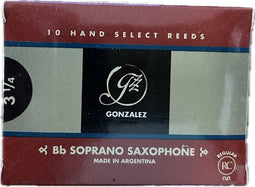 GONZALEZ Bb Soprano Saxofoon 3 1/4 Rieten
