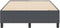 vidaXL - Boxspring - Donkergrijs - 120x200 - cm - Corduroy - Stof
