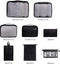 Gooala Packing Cubes Set - 8-delige Koffer Organizer Set - Compression cube - Koffer Organizer voor Backpack - Inclusief Toilettas