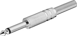 Goobay 11023 kabel-connector 6.35 mm Zilver