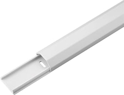 Goobay aluminium kabelgoot - 110 x 3,3 cm / wit