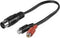 Goobay Audiokabel adapter, DIN-aansluiting naar stereo RCA-stekker