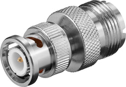 Goobay BNC Adapter - BNC (m) naar UHF (v) - 50 Ohm - met vergulde contacten