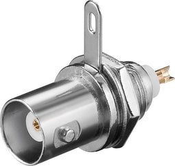 Goobay BNC Chassisdeel - BNC (v) - voor Behuizingmontage - 50 Ohm - met vergulde pin