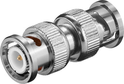 Goobay BNC Koppelstuk - BNC (m) naar BNC (m) - 50 Ohm - met vergulde pin