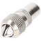Goobay coax connector with screw attachment - metal coax connector that can be screwed on