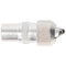 Goobay coax connector with screw attachment - metal coax connector that can be screwed on