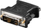 Goobay DVI-A/VGA Monitor Adapter - DVI-A (m) (12+5 pin) naar VGA (v) (15-pin) - Zwart