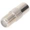 Goobay F adapter: F socket > coax plug - adapter plug made of zinc