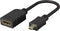 Goobay HDMI Adapter - Micro HDMI (m) naar HDMI (v) - 0.15 meter - Zwart