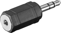 Goobay Hoofdtelefoonadapter, AUX-jackplug 3,5 mm naar 2,5 mm