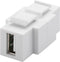 Goobay Keystone-module USB, kan aan beide zijden worden ingebouwd