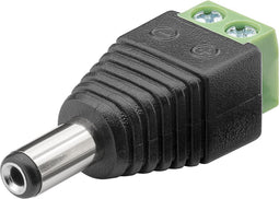Goobay Klemmenblok 2-pins > DC-stekker (5,50 x 2,10 mm)