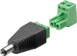 Goobay Klemmenblok 2-pins > DC-stekker (5,50 x 2,10 mm)