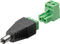 Goobay Klemmenblok 2-pins > DC-stekker (5,50 x 2,10 mm)