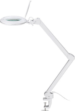 Goobay LED clamp magnifying lamp, 10 W - 800 lm, brightness & light color adjustable, 127 mm glass l