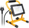 Goobay LED construction spotlight with stand, 30 W - with 2,550 lm and cool white light (6500 K), su