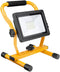 Goobay LED construction spotlight with stand, 30 W - with 2,550 lm and cool white light (6500 K), su
