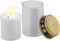 Goobay LED grave light, white - with a realistic flickering effect, warm white (2700 K), battery ope