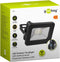 Goobay LED outdoor spotlight, 10 W - with 850 lm, neutral white light (4000 K) and M16 cable gland,
