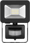 Goobay LED outdoor spotlight, 10 W, with motion detector - with 850 lm, neutral white light (4000 K)