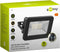 Goobay LED outdoor spotlight, 20 W - with 1700 lm, neutral white light (4000 K) and M16 cable gland,