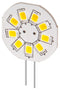 Goobay LED spotlight, 1.5 W - G4 socket, replaced, warm white, not dimmable