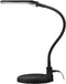 Goobay LED stand/clip magnifying lamp 6 W, black - 480 lm, 100 mm glass lens, 1.75x magnification, 3