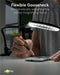 Goobay LED stand/clip magnifying lamp 6 W, black - 480 lm, 100 mm glass lens, 1.75x magnification, 3