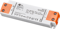 Goobay LED transformer 24 V/30 W - dimmable, 24 V direct current (DC) for LEDs up to 30 W total load