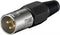 Goobay Microfoonconnector, 3 Pin