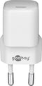 Goobay nano thuislader met 1 USB-C PD poort - GaN - 30W / wit