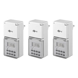 Goobay set of 3: digital timer IP44 - 3 pieces in a box