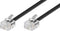 Goobay Telefoonkabel RJ11 - RJ11 / zwart - 6 meter