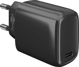 Goobay thuislader met 1 USB-C PD poort - 20W / zwart
