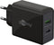 Goobay thuislader met 1x USB-C PD en 1x USB-A - 30W / zwart