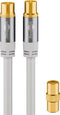 Goobay TV-antennekabel (135 dB), 4x afgeschermd