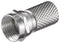 Goobay twist-on F-connector 7.0 mm - twist-on adapter made of zinc with nickel contacts