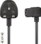 Goobay UK apparaataansluitkabel, 2 m, zwart