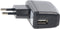 Goobay - USB charge adapter 230V -> USB (2A) - black