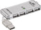 Goobay USB hub met 4 poorten - USB2.0 - busgevoed / zilver - 0,05 meter